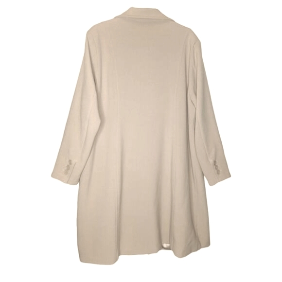 Vtg. Linea by Louis Dell'Olio Coat fawn sz 22W - Picture 2 of 7